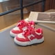 thumbnail image 3 of Zapatillas de deporte para niños con diseño de oso de fresa y suela blanda de cuero para primavera y verano, 3 of 6