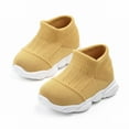 thumbnail image 2 of Baby High Top Sneakers for Girls Boys Lightweight Non Slip Breathable Knit Walking Barefoot Shoes, 2 of 6