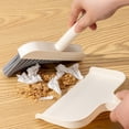 thumbnail image 4 of Ageoie Dust Pan Small Broom And Dustpan Set Mini Dustpan And Brush Set Small Hand Broom with Dust Pan for Desk Table Home Cleaning Drawers Desktop Sofas, Gray, 4 of 5