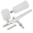 thumbnail image 2 of Dual Action Airbrush Kit Needle Large Capacity Cup Spray Airbrush, Copper Made, Suitable for Artists, with Dual Action Trigger Controls and Safety Locks, 20cc and 40cc Cup, 2 of 7