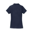 thumbnail image 5 of Port Authority Ladies Silk Touch Y-Neck Polo, 5 of 5