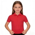 thumbnail image 5 of KAUOD Boys Girls Polo Shirts Short Sleeve Lapel Collar School 𝗨niform Tops Summer Preppy Casual Solid Pullover Shirt, 5 of 9