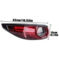 thumbnail image 2 of LED Left Driver Outer Tail Light For Mazda CX-5 CX5 2017 2018 2019 Rear Lamps LH, 2 of 12