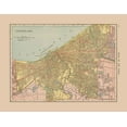 thumbnail image 2 of Hammond 18x15 Gold Ornate Wood Framed with Double Matting Museum Art Print Titled - Cleveland  Ohio - Hammond 1910, 2 of 4