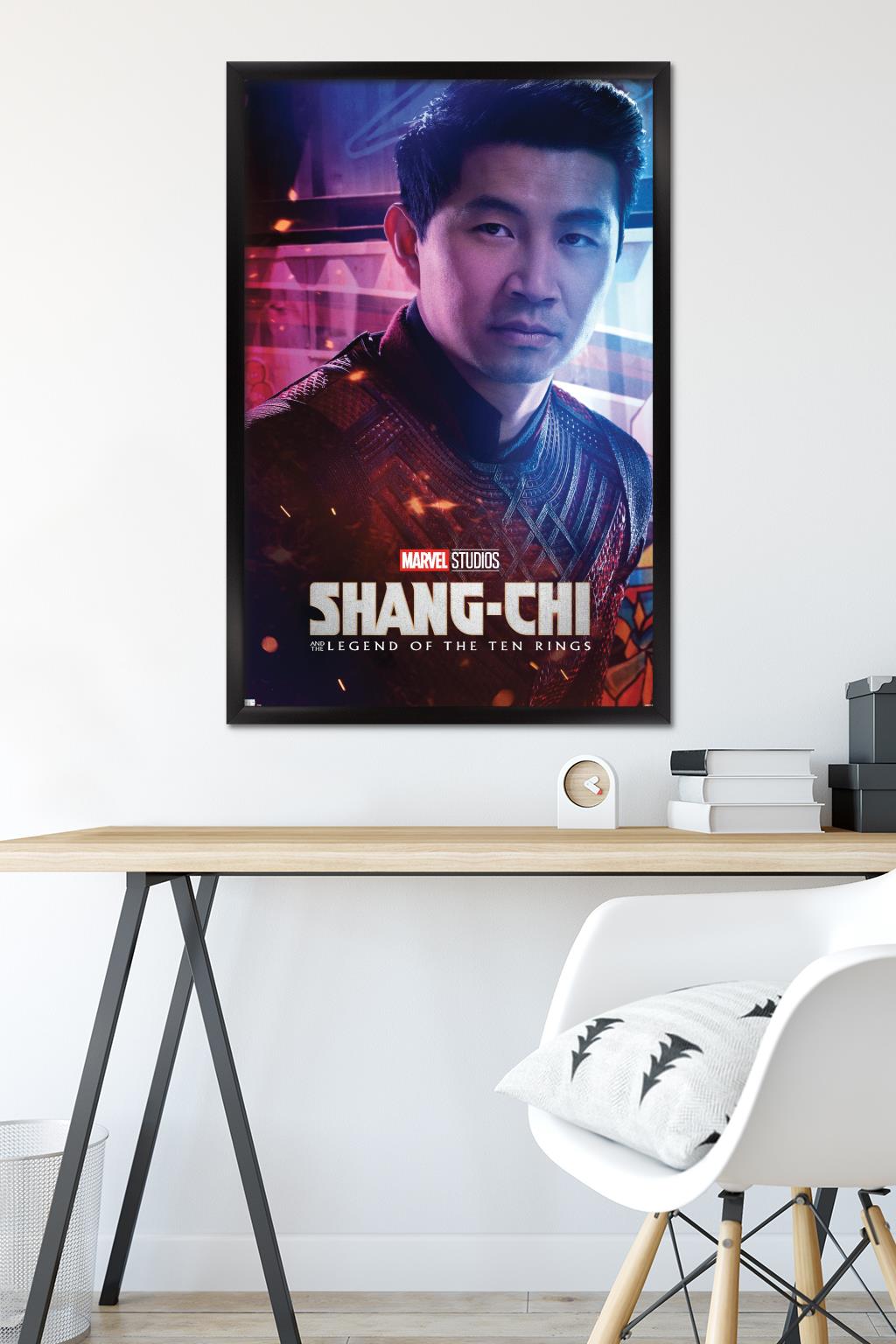 Marvel Shang-Chi and the Legend of the Ten Rings - Shang-Chi One Sheet Wall Poster, 22.375" x 34", Framed