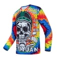 thumbnail image 2 of KEYIYUAN Nueva camiseta de ciclismo de manga larga para hombre, camisetas de poliéster para ciclismo de montaña y descenso, ropa para bicicleta de montaña, ropa para motocross, 2 of 5