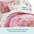 thumbnail image 6 of Wildkin Kids 7 Pc Full Cotton Bed in a Bag for Boys & Girls (Horses Pink), 6 of 9