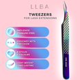 thumbnail image 3 of LLBA Lash Tweezer Professional Volume False Lash Application Tool | Multi Shapes & Purposes Tweezers | Non-Slip Grip Tweezers for Volume, Isolation & Classic Lashes (Galaxy, Girl Boss Isolation), 3 of 7
