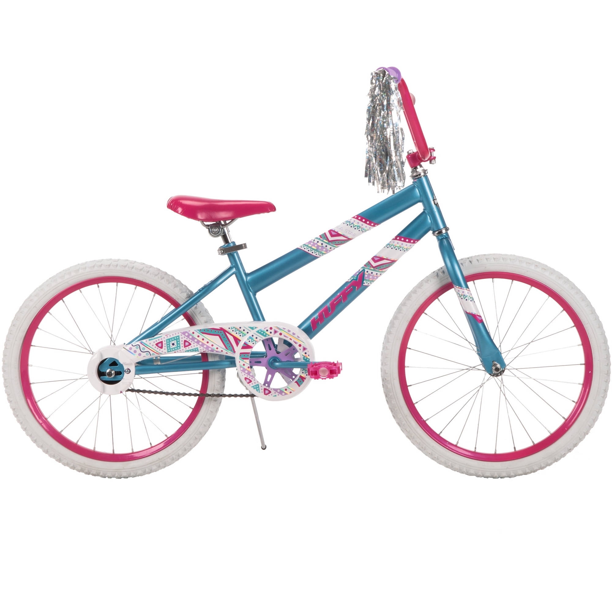 Huffy 20-Inch Sea Star Girls Bike Pink and White Blue 