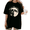Black-1, variant on Women's Minimalist Grey Moon Print Copy Moon Joy Poet Celestial Aesthetic Short Sleeve T-shirt Relaxed Fit