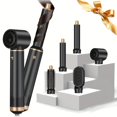 thumbnail image 3 of 5 in 1 Blow Dryer Brush, 110V Hot Air Curling Brush Iron, Detachable Negative Ion Air Curling Wrap Styler, Hair Styling Tools for Drying, Curling, Straightening, 3 of 13