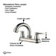 thumbnail image 3 of Llave Mezcladora Baño Lavabo Alfa  Cromado de Acero Inoxidable Manerales Rehilete, 3 of 4
