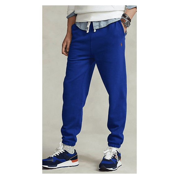 Ralph Lauren POLO Mens Big and Tall 2XLT Fleece Sweatpants ROYAL Red Pony, bLUE, X