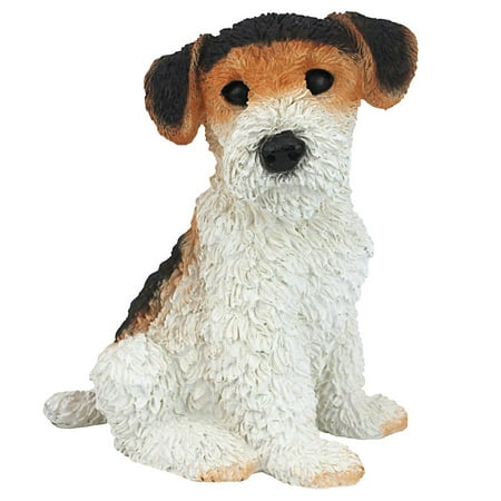 Design Toscano Fox Terrier Puppy Dog Statue