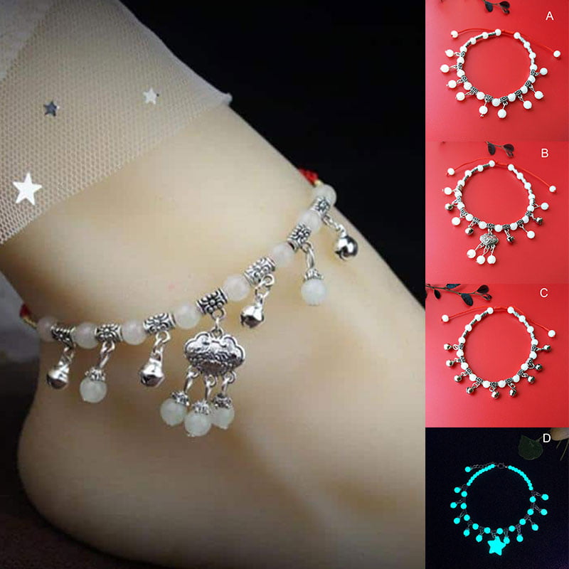 6Pcs/Set Women Shell Pearl Knot Lock Weave Rope Tassel Chain Bracelet Jewelry
