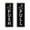 Black, variant on Signs ByLITA Vertical Push and Pull Door Signs (Travel) Door Sign (Blue) - Large