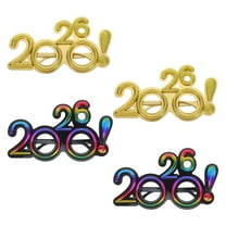 CTIRCHIU 4pcs Happy New Year Party Sunglasses Festive Style Photo Props 2026