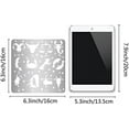 thumbnail image 5 of 6.3 Inch Metal Constellations Stencils Zodiac Glyphs Symbols Stainless Steel Astrological Astrology Horoscope Sign Template Stencil for Painting Wood Burning Pyrography Engraving Crafts, 5 of 9