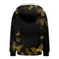 thumbnail image 4 of zaveiop Hoodies for Women 2025 Womens Zip up Hoodie Oversized Cute Butterfly Graphic Sweatshirts Fall Fashion Casual Outfits (Z3-Gold, 3XL), 4 of 7
