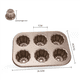 thumbnail image 3 of 2 moldes para pasteles Canele de 6 cavidades, molde antiadherente para hornear Canele para horno, molde de acero al carbono para Caneles, herramienta para hornear, 3 of 7