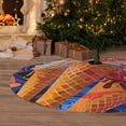 thumbnail image 6 of Yiaed Trio Of Dripping Cones Print Christmas Tree Skirt , Tree SkirtsTree Mat for Christmas Winter Holiday Indoor Decorations-48", 6 of 7