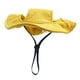 thumbnail image 3 of Sombrero para el sol para cachorros Perfecl Sombrero de cubo con orificios para las orejas XS Amarillo, 3 of 8