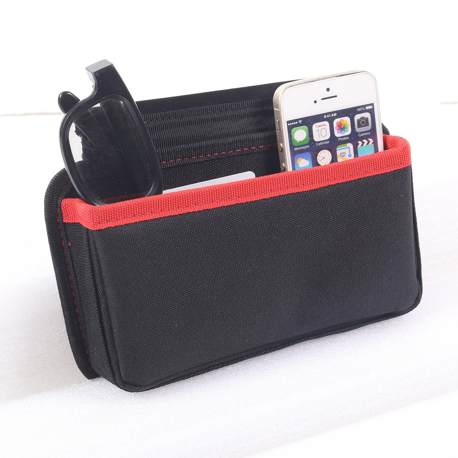 Car Storage Organizer Compatible With 2013 2014 2015 2016 2017 2018 Mercedes Benz G-Class W463 G500 G550 G55 G63 G65, Car Storage Pocket Bag Add Extra Storage Space, Gear Shifter Tray Storage Box