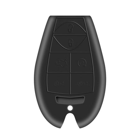 Jeep 2008 to 2012 Commander Black Rubber Silicone Key Fob Cover