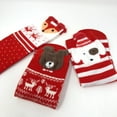 thumbnail image 4 of Pack of 3 Pairs Teen Girl, Women's Christmas Holiday Design Socks with Gift Box Package ( 5.5-7), 4 of 5