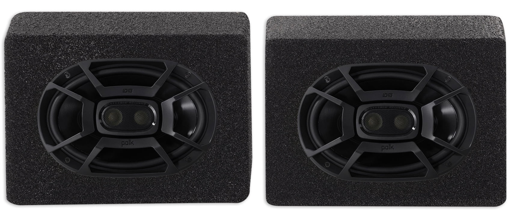 (2) Polk Audio DB692 6X9" 450 Watt Car Audio Speakers+Sealed Speaker