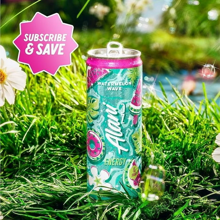 Alani Nu Energy Drinks Sherbet Swirl, Strawberry Sunrise