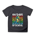 thumbnail image 4 of Gunia Boys Tops Tees Shirts 100 Days Of School Boy And Girl Fashion Casual Print Crewneck Loose Short Sleeve Holiday Tshirts 2-3 Years, 4 of 4
