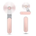 thumbnail image 1 of Nezylaf Mini ventilador de mano, ventilador de viaje recargable de 2 velocidades [9-15 horas de trabajo], ventilador de bolsillo pequeño USB portátil, ventilador personal para mujeres, elementos esenc, 1 of 5