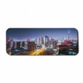 thumbnail image 1 of City Computer Mouse Pad, Nighttime at Dubai Vivid Display United Emirates Tourist Attraction Travel Theme, Rectangle Non-Slip Rubber Mousepad Large, 31" x 12" Gaming Size, Multicolor, by Ambesonne, 1 of 2