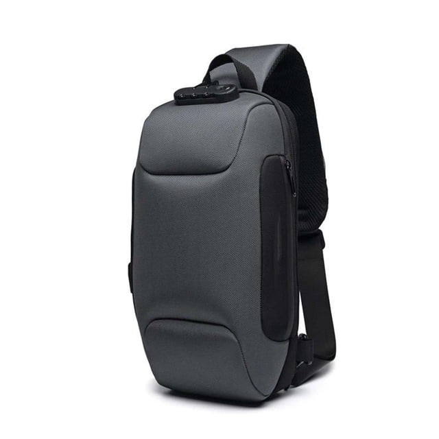 Sling Backpack Sling Bag For Men USB -Theft Bag Crossbody Bags Shoulder Backpack For Work Outdoor Traveling