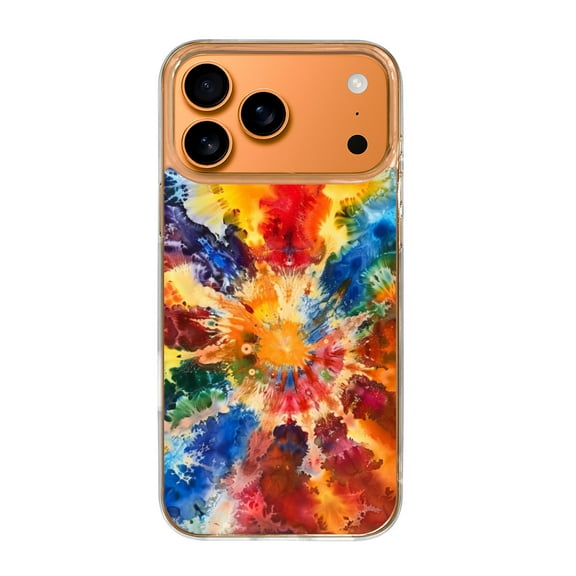 Case For Apple iPhone Air / 17 Pro / 17 Pro Max Series Case, Slim Thin Transparent Flexible Clear TPU Shockproof Phone Case For iPhone 17 Series, Tie-Dye (3)