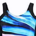thumbnail image 7 of pimelu Bathing Suit Womens Swimsuits Athletic Swimsuit for Women One Piece Swimsuit Womens Strap Swimwear Summer Beach Party Fashion Tie Dye Slim One Piece Bathing Suit, 7 of 7