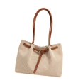 thumbnail image 4 of Bolso tote grande para mujer, bolso de mano informal de moda para primavera, verano y ocio urbano. Mango marrón, 4 of 8