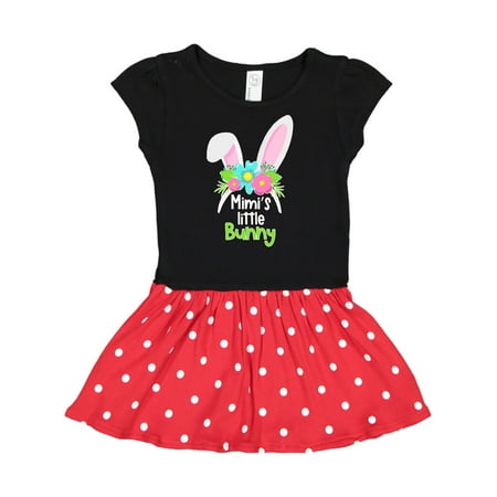 

Inktastic Mimi s Little Bunny Cute Easter Bunny Ears Gift Toddler Girl Dress