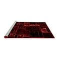 thumbnail image 2 of Ahgly Company Machine Washable Indoor Rectangle Patchwork Red Transitional Area Rugs, 5' x 7', 2 of 4