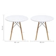 thumbnail image 4 of Set de Comedor Mundo In Minimalista Mesa blanca y 4 Sillas Eames gris, 4 of 4