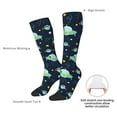 thumbnail image 4 of Naloa Galaxy With Ufo Thigh High Socks Extra Long Stretchy Sock Women Over Knee High Opaque Stocking Daily Wear, 4 of 6