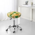 thumbnail image 5 of Funny Green Golden Yellow Pear Round Bar Stool Seat Covers, Elastic Round Chair Cover Stool Seat Slipcover Bar Stool Cushions Round Pad for 12-14 inch, 5 of 5