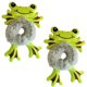 thumbnail image 2 of Donas para cabello largo DonaFrog 2Pzas Rana Verde/Gris Felpa Elástica., 2 of 2