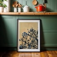 thumbnail image 6 of Beckon the Blue - Philadelphia Pennsylvania Photography Silhouette Abstract Floral Minimalist Botanical Nature Surrealism Black Framed Wall Art Print 5 x 7 inches, 6 of 8