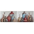 thumbnail image 1 of Hand Painted Canvas Wall Art (Vases) (Asstd) - Set of 2, 1 of 1