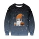 thumbnail image 5 of Heisall Womens Hoodies Halloween-themed Sparkling Print Round Neck Long Sleeve Fleece-lined Casual Sporty Fashion Sweatshirts, 5 of 9