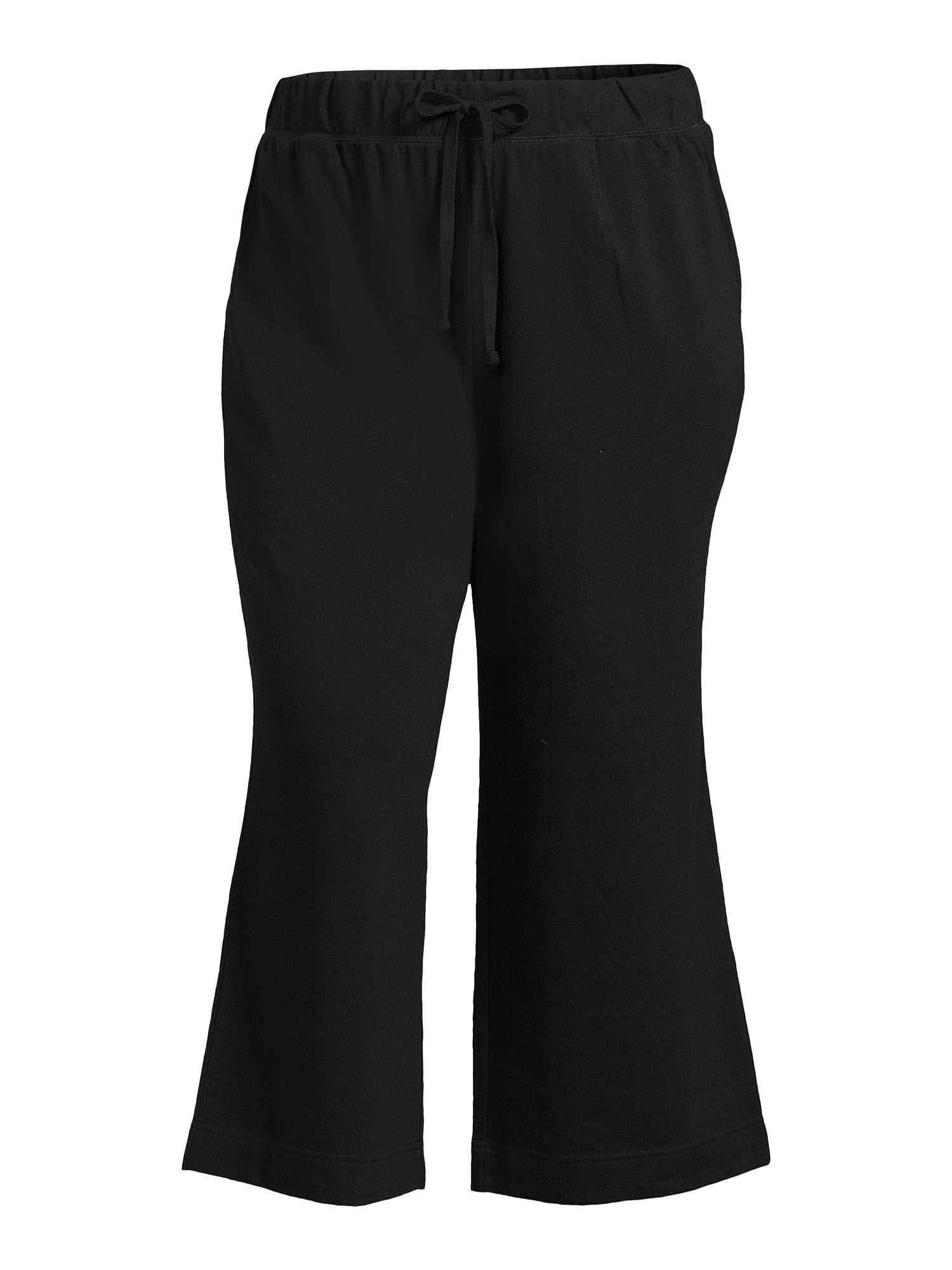 Terra & Sky Women's Plus Size French Terry Pull On Pants