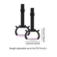 thumbnail image 2 of 2x Gymnastics Rings for Boys Girls Gym Rings for Calisthenics Workout Indoor Black, 2 of 5