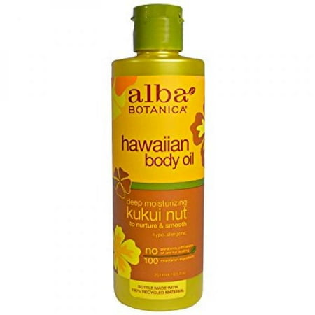 - Alba Botanica Massage Oil Kukui Nut
